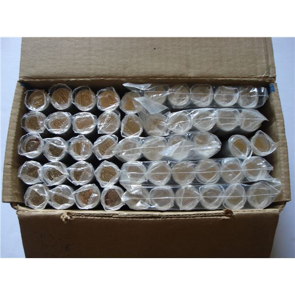 5¢ full box, all new 50 rolls, 2009, 2010, 2011