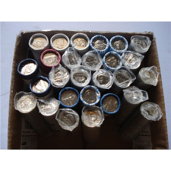 29 X 5¢ Roll Collection, all different year