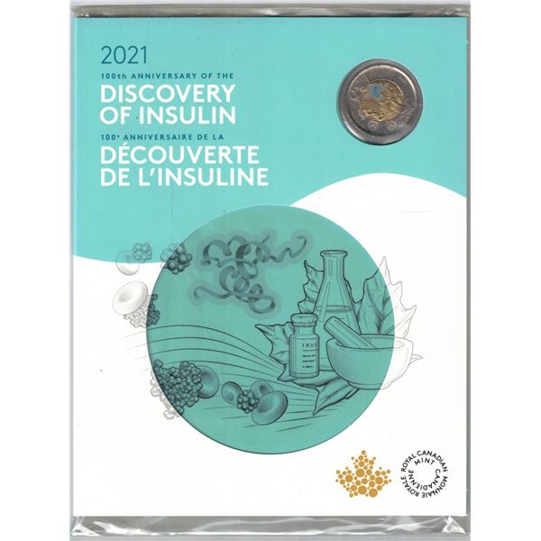 2021 Canada 100th Anniversary of the Discovery of Insulin Collector Keepsake Card