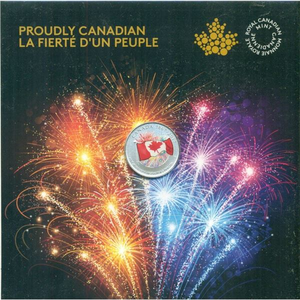 2017 Canada $5 Proudly Canadian Glow-in-the-Dark Fine Silver