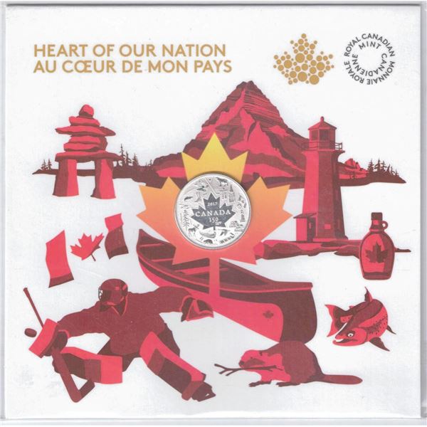 2017 Canada $3 Heart of our Nation Fine Silver