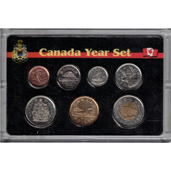2012 Canada Year Set, New uncirculated coins