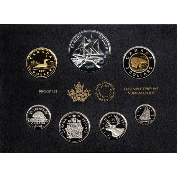 2021 Special Edition Silver Dollar Set, 100th Ann. Bluenose