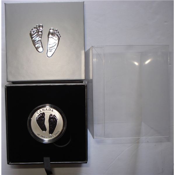 2022 Born in Canada $10, Fine Silver Coin