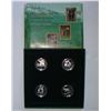 Image 1 : 1996 Canada Little wild one 4 x 50¢ Sterling Silver Coin Set