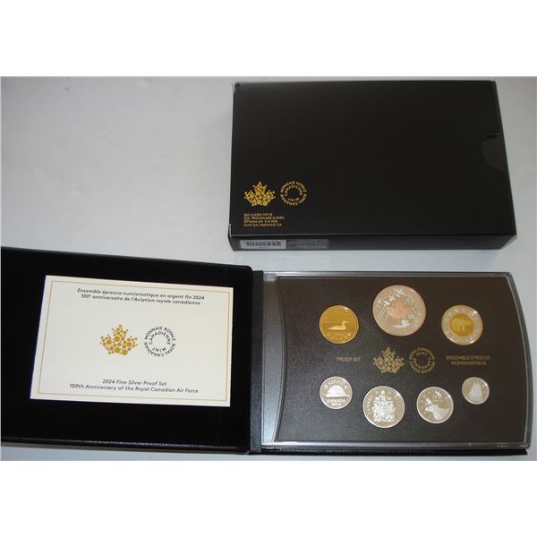 2024 Canada Fine Silver Set, 100th Ann. of RCAF