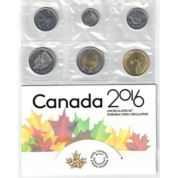 2016 Canada Uncirculated Set