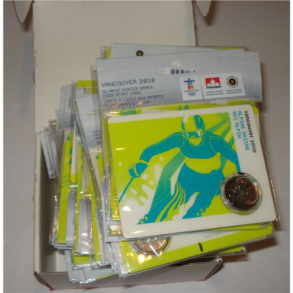 48 X 2008 Canada 25¢ Alpine Skiing Petro-Canada Olympic MULE
