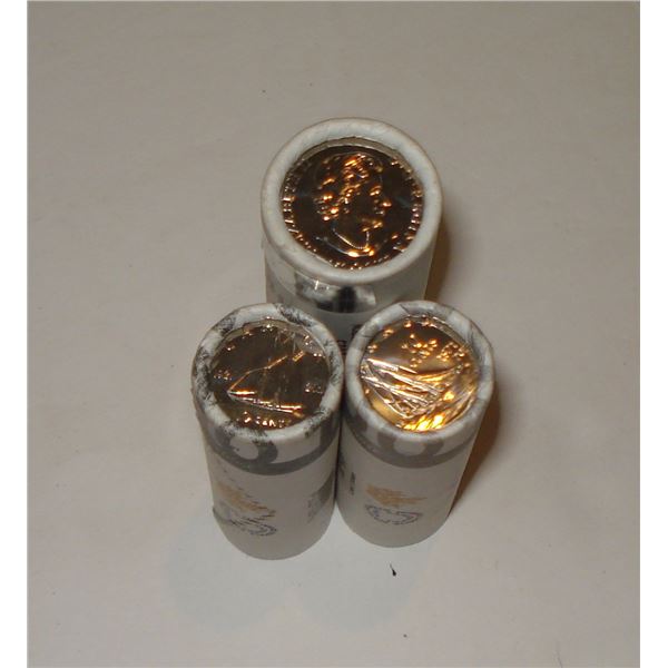 2 X 2021 10¢ Rolls D.D., 2023 5¢ Collector Edition