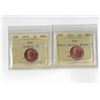 Image 1 : PCCS 1¢,  2 coin Lot Professional Coin Certification System