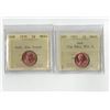 Image 1 : PCCS 1¢,  2 coin Lot Professional Coin Certification System