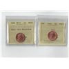 Image 1 : PCCS 1¢,  2 coin Lot Professional Coin Certification System