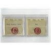 Image 1 : PCCS 1¢,  2 coin Lot Professional Coin Certification System