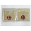 Image 1 : PCCS 1¢,  2 coin Lot Professional Coin Certification System