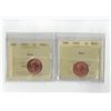 Image 1 : PCCS 1¢,  2 coin Lot Professional Coin Certification System