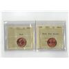 Image 1 : PCCS 1¢,  2 coin Lot Professional Coin Certification System