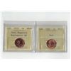 Image 1 : PCCS 1¢,  2 coin Lot Professional Coin Certification System