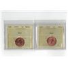 Image 1 : PCCS 1¢,  2 coin Lot Professional Coin Certification System