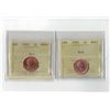 Image 1 : PCCS 1¢,  2 coin Lot Professional Coin Certification System