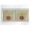 Image 1 : PCCS 1¢,  2 coin Lot Professional Coin Certification System