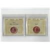 Image 1 : PCCS 1¢,  2 coin Lot Professional Coin Certification System