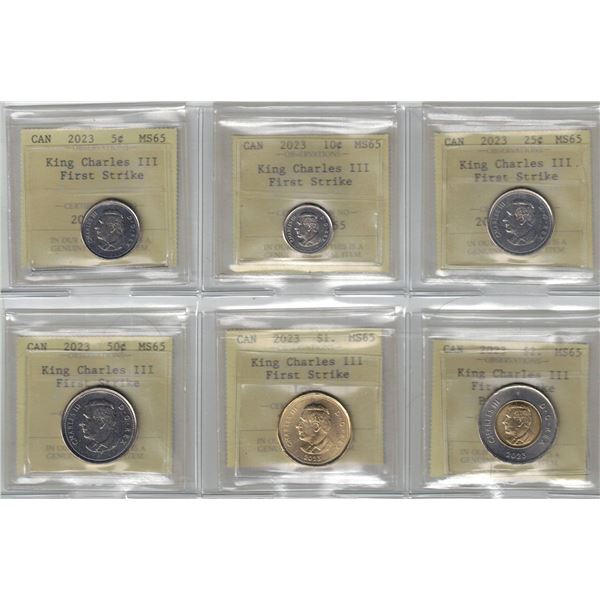 PCCS 2023 Full Set,  6 coin Lot, Professional Coin Certification System