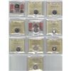 Image 1 : ICCS, PCCS 10¢,  10 coin Lot, Professional Coin Certification System