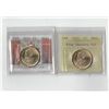 Image 1 : PCCS MS65-67 $1, 2 coin Lot, Professional Coin Certification System