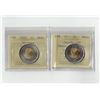 Image 1 : PCCS $2,  2 coin Lot, Professional Coin Certification System