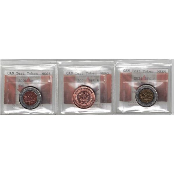 PCCS,  3 Token Lot, Professional Coin Certification System