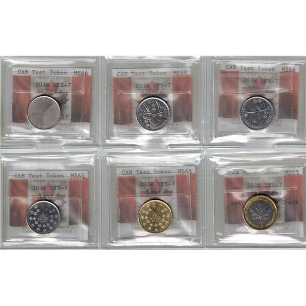 PCCS,  6 Token Lot, Professional Coin Certification System