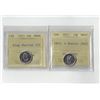 Image 1 : PCCS 10¢,  2 coin Lot, Professional Coin Certification System
