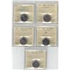 Image 1 : ICCS 1¢,  5 coin Lot