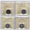 Image 1 : ICCS 5¢,  4 coin Lot