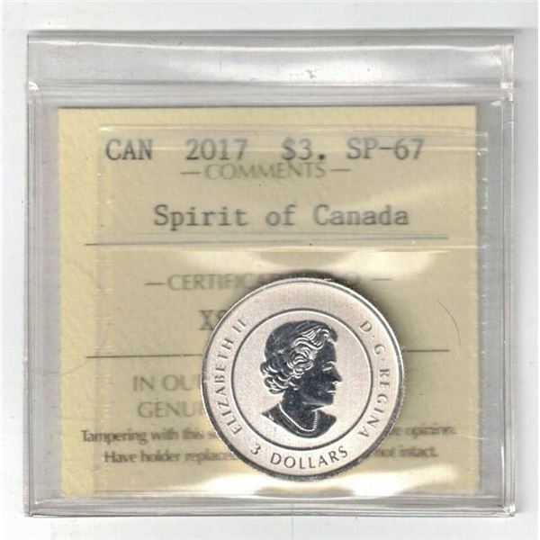 ICCS $3,  1 coin Lot