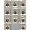 Image 1 : ICCS 50¢,  11 coin Lot