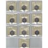 Image 1 : ICCS 50¢,  10 coin Lot