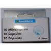 Image 1 : 10 x 36 mm Capsules Round for Canadian for Canada Silver $1