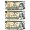 Image 1 : 1973 Canada $1. Notes, 3 Consecutive Number, Unc Notes