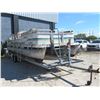Image 1 : 2000 Godfrey Sweetwater 2424FCXL 24' Pontoon Boat  Needs Work/Restoration