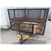 Image 1 : Triple Crown T/A 17' Mesh Sidewall Utility Trailer w/Tool Racks/