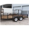 Image 3 : Triple Crown T/A 17' Mesh Sidewall Utility Trailer w/Tool Racks/