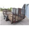 Image 4 : Triple Crown T/A 17' Mesh Sidewall Utility Trailer w/Tool Racks/