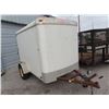 Image 2 : 2004 RJ Cargo S/A  5'  X  8'  X  5'  Enclosed Trailer w/Ramp