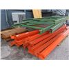 Image 2 : Tear Drop 8' Pallet Rack Section w/Plywood and Supports, Waterfall
