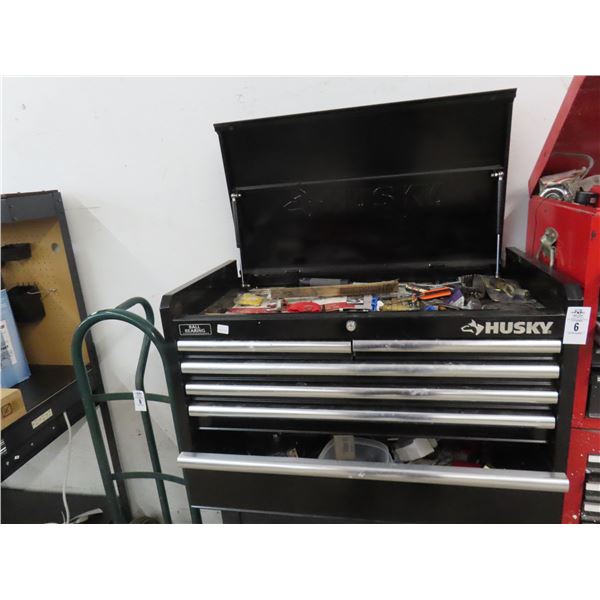 Husky Black 7 Compartment Toolbox