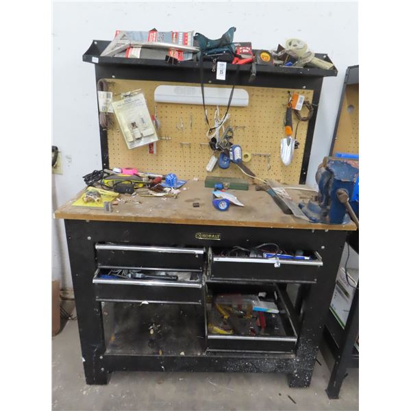 Kobalt Work Bench w/Vise and Asst. Tools