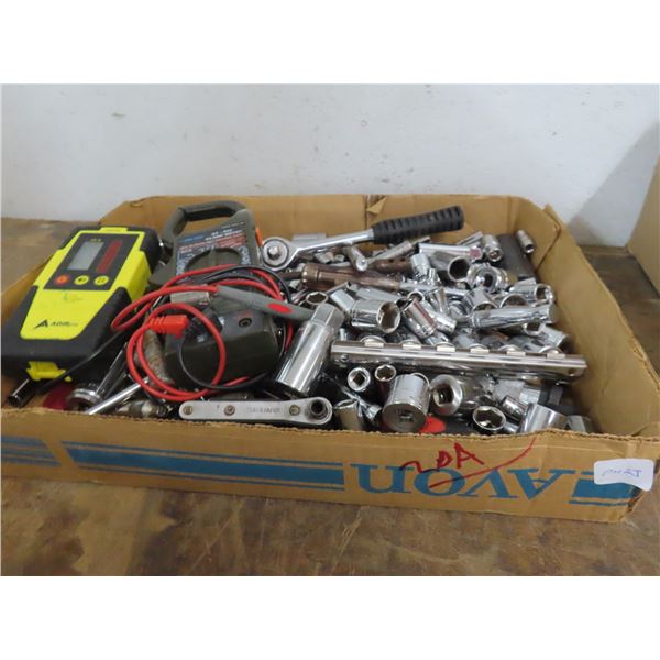 Amprobe Meter, Sockets, Wrenches