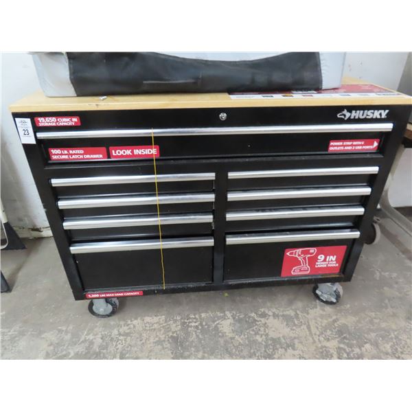 Husky 9 Compartment Worktop Tool Cart