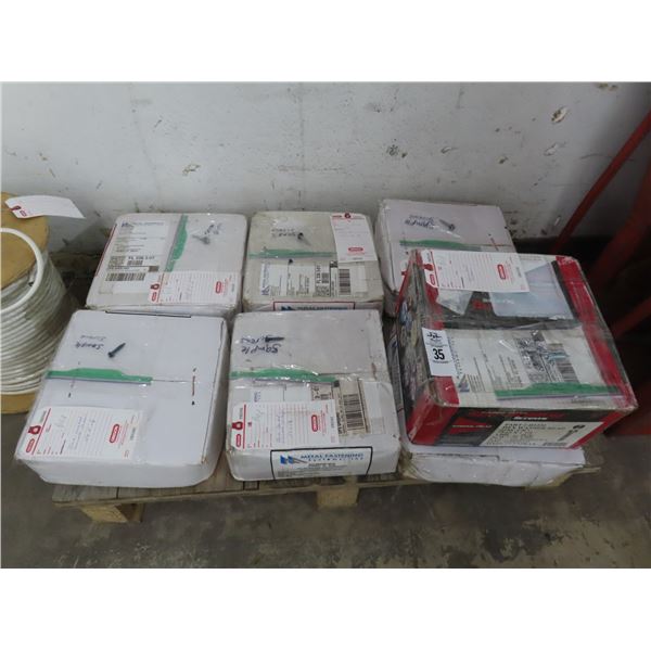 7-Sealed Box of Self Drilling Screws/Concrete Screws Hardware - 7 X $